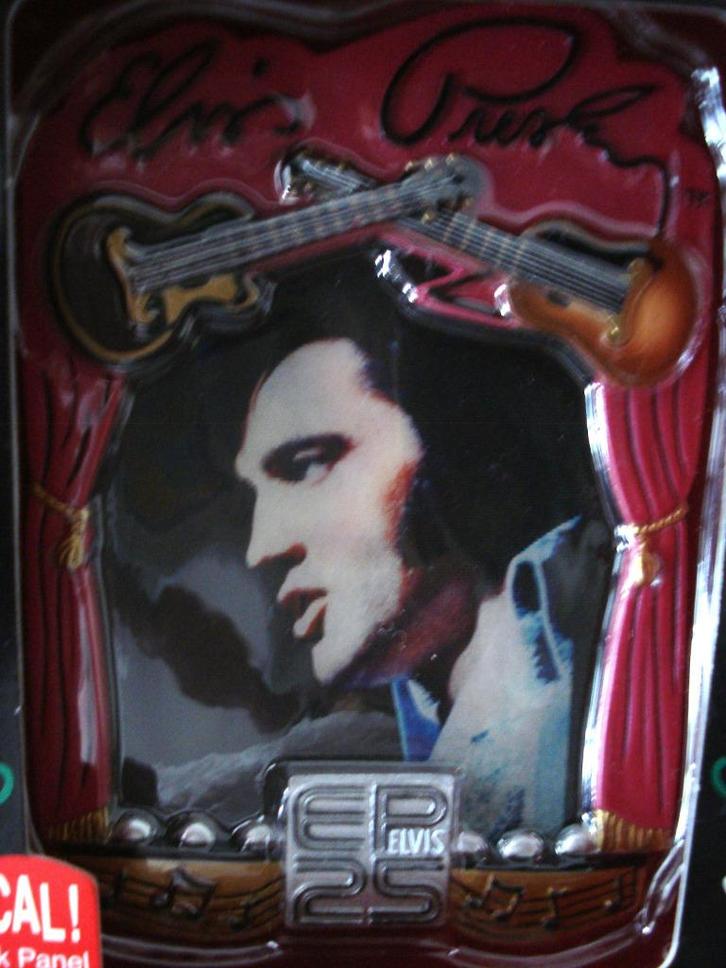Elvis Presley theater zingend ornament, Verzamelen, Muziek, Artiesten en Beroemdheden, Nieuw, Pop, Beeldje of Miniatuur, Gesigneerd