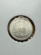 10 cent 1912 unc Wilhelmina, Postzegels en Munten, Munten | Nederland, Zilver, Ophalen of Verzenden, 10 cent, Koningin Wilhelmina