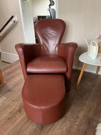 Leolux Relax Fauteuil met Poef, Huis en Inrichting, Fauteuils, Ophalen, Modern design, Gebruikt, 50 tot 75 cm