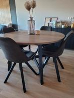 Houten Eetkamertafel - 120cm, Huis en Inrichting, Tafels | Eettafels, Modern/Landelijk, Rond, Ophalen of Verzenden, Zo goed als nieuw