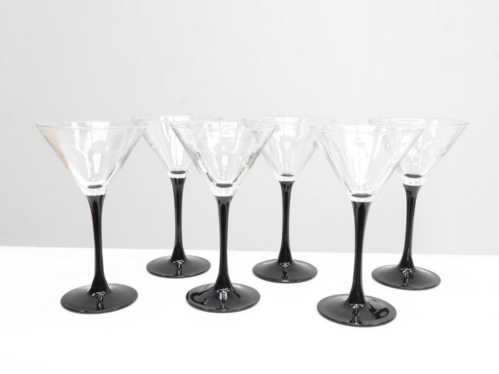 Vintage cocktail glazen Luminarc France, Verzamelen, Glas en Borrelglaasjes, Zo goed als nieuw, Overige typen, Ophalen of Verzenden