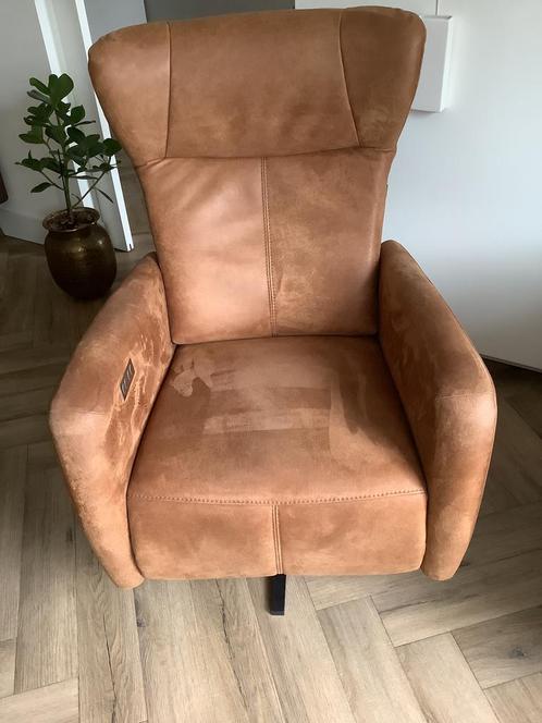 Prominent sta op stoel zo goed als nieuw, Huis en Inrichting, Fauteuils, Zo goed als nieuw, Stof, Minder dan 50 cm, Minder dan 75 cm
