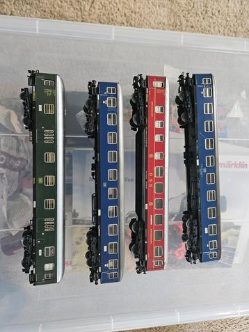 Märklin HO D-Zug Wagen Set, jaren '60 beschikbaar voor biedingen