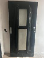 Authentieke hardhouten voordeur, Ophalen, Gebruikt, 80 tot 100 cm, Buitendeur