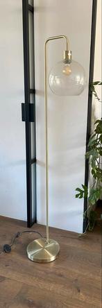 Vloerlamp goud, Huis en Inrichting, Ophalen, Gebruikt, Metaal, 150 tot 200 cm