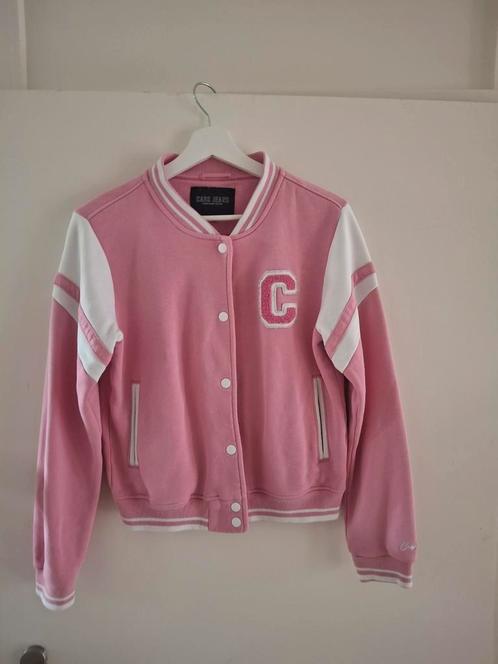 Vest roze maat 176, Kinderen en Baby's, Kinderkleding | Maat 176, Zo goed als nieuw, Meisje, Trui of Vest, Ophalen of Verzenden