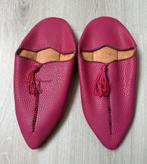 Marokkaanse roze leren slippers, Yves, maat 38/39, nieuw, Slippers, Nieuw, Yves, Ophalen of Verzenden