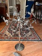 Moderne vloerlamp metaal/glas, Ophalen of Verzenden, Zo goed als nieuw, Metaal, Minder dan 100 cm