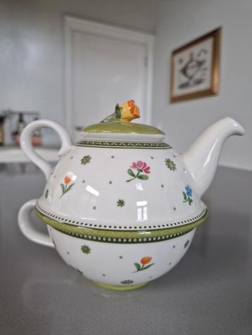 Tea for one theepotje Villeroy en Boch Farmers Spring Nieuw  beschikbaar voor biedingen