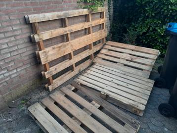 3x normale pallet, 1x grote pallet beschikbaar voor biedingen