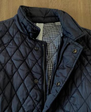 ZGAN: Scotch & Soda (46) herfst- winterjas blauw (Barbour) beschikbaar voor biedingen