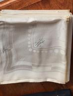Damasten servetten,9 stuks oud maar nieuw met monogram, Antiek en Kunst, Ophalen of Verzenden