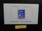 liberia - blok ruimtevaart / postfris 1963 (b2-53), Ophalen of Verzenden, Overige landen, Postfris