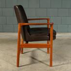 Vintage fauteuils – Ib Kofod Larsen – Fröscher – jaren 60, Huis en Inrichting, Fauteuils, 75 tot 100 cm, Gebruikt, Ophalen of Verzenden