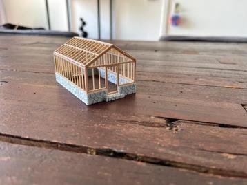 Bloemenkas 1:87 3D Geprint! beschikbaar voor biedingen