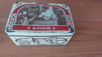 Vintage blik Spar beschikbaar voor biedingen