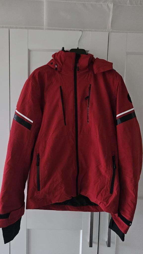 Icepeak Ski Jas Heren 48 Rood Bordeaux, Kleding | Heren, Wintersportkleding, Zo goed als nieuw, Jack, Maat 48/50 (M), Ophalen of Verzenden