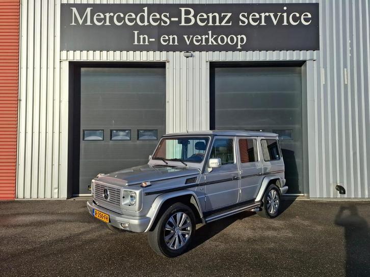 Mercedes G-Klasse 500, Auto's, Mercedes-Benz, Bedrijf, Te koop, G-Klasse, Lederen bekleding, Metallic lak, Benzine, Euro 3, SUV of Terreinwagen