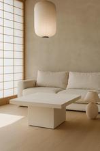 Salontafel beton ciré vierkant beige, Japandi, Tables by Leon, Info@tablesbyleon.nl, Vierkant