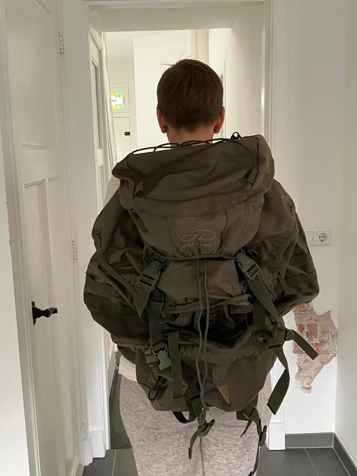 Backpack, Sieraden, Tassen en Uiterlijk, Tassen | Rugtassen, Zo goed als nieuw, Overige merken, 40 cm of meer, 60 cm of meer, Ophalen