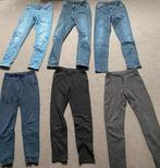 6 spijkerbroeken en jogging broeken maat 164, Broek, WE, Ophalen of Verzenden, Zo goed als nieuw