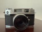 Mamiya analoge fotocamera met leren cameratas., Ophalen, Gebruikt, Spiegelreflex, Overige Merken