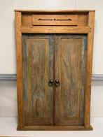 antieke Indonesische houten deur, Antiek, Zo goed als nieuw, Minder dan 25 cm, Minder dan 100 cm