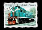 postzegel 522 Guinee-Bissau Klasse TEM-2 diesellocomotief, Ophalen of Verzenden, Overige landen, Gestempeld