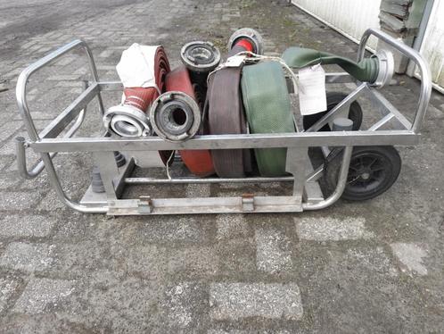 Brandslang pompslang 1,5-3inch haspelwagen slanghaspelkar, Tuin en Terras, Tuinslangen, Gebruikt, Overige typen, Ophalen