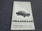 Volkswagen 1500 + Karmann Ghia Vraagbaak WP Handboek NL, Verzenden, Gelezen, Volkswagen