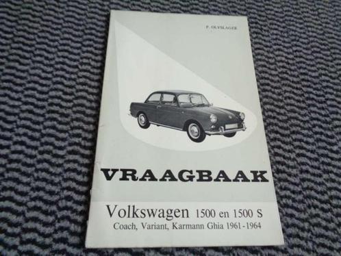 Volkswagen 1500 + Karmann Ghia Vraagbaak WP Handboek NL, Boeken, Auto's | Boeken, Gelezen, Volkswagen, Verzenden