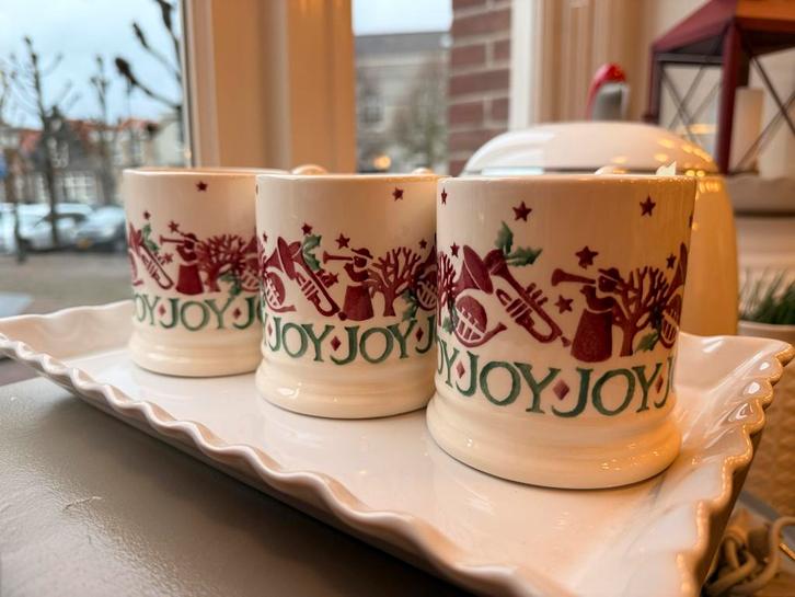 Emma Bridgewater 1/2 pint Mug Trompet Design (4 stuks), Huis en Inrichting, Keuken | Servies, Nieuw, Kop(pen) en/of Schotel(s)