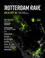 By Night - Rotterdam Rave - Kick-Off 2026 'WONDER presents', Tickets en Kaartjes, Evenementen en Festivals, Eén persoon