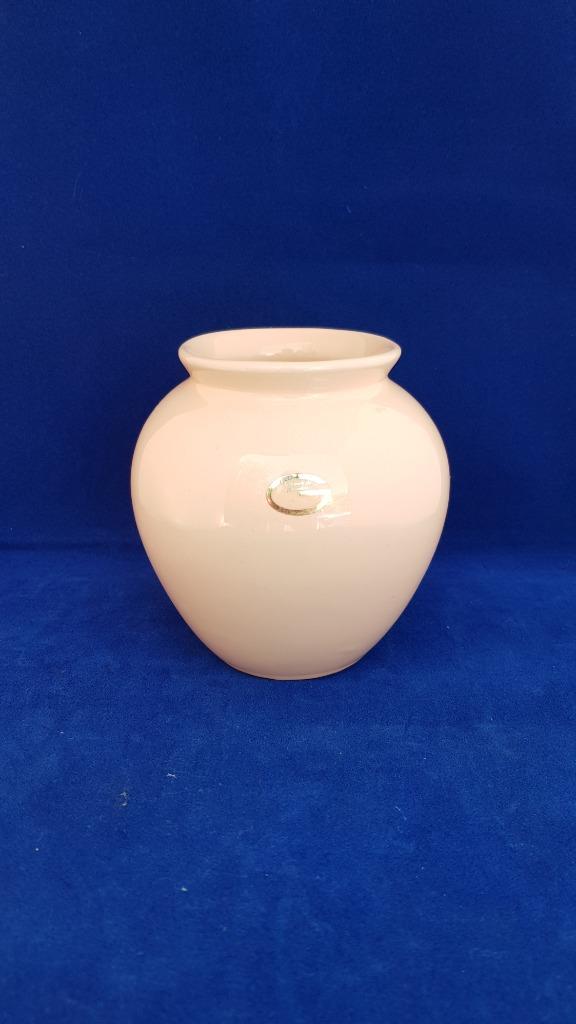 Oud roze Vaas, keramiek de Gebroeders 6B3, Huis en Inrichting, Woonaccessoires | Vazen, Gebruikt, Overige kleuren, Minder dan 50 cm