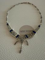 S073/Vintage 950 Zilveren TUMI ketting-Lapis Lazuli PERU, Sieraden, Tassen en Uiterlijk, Gebruikt, Verzenden, X, Zilver