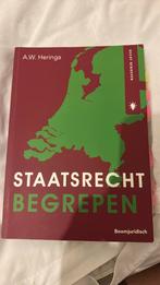 A.W. Heringa - Staatsrecht begrepen, Ophalen, A.W. Heringa, Sociale wetenschap, Zo goed als nieuw