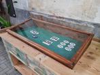 Vintage Toonbank Vitrine Kast | Houten Winkel Vitrinekast