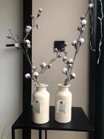 Nıeuw 2x leuke vaasjes met takken, Huis en Inrichting, Woonaccessoires | Vazen, Overige kleuren, Nieuw, Ophalen of Verzenden, Glas