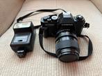 Cosina CT1 super met zoomlens en flitser Nieuwstaat., Ophalen of Verzenden, Gebruikt, Spiegelreflex, Overige Merken