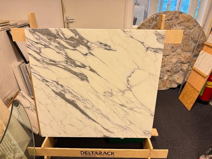 Natuursteen tafelblad, Huis en Inrichting, Tafels | Salontafels, Zo goed als nieuw, Minder dan 50 cm, 50 tot 100 cm, 200 cm of meer