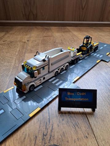 Lego city MOC american kieper met dieplader en shovel beschikbaar voor biedingen