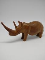 Handgemaakte houten neushoorn, Ophalen of Verzenden