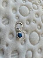 QOSS Hanger Zilver met Blauwe Steen, Sieraden, Tassen en Uiterlijk, Overige merken, Ophalen of Verzenden, Zo goed als nieuw, 1 bedel