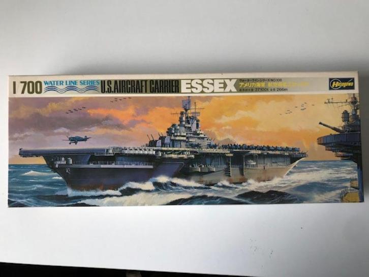 ROWASP OUTLET | Hasegawa A108 1/700 Essex | AAN BEGONNEN, Hobby en Vrije tijd, Modelbouw | Boten en Schepen, Gebruikt, 1:200 of kleiner