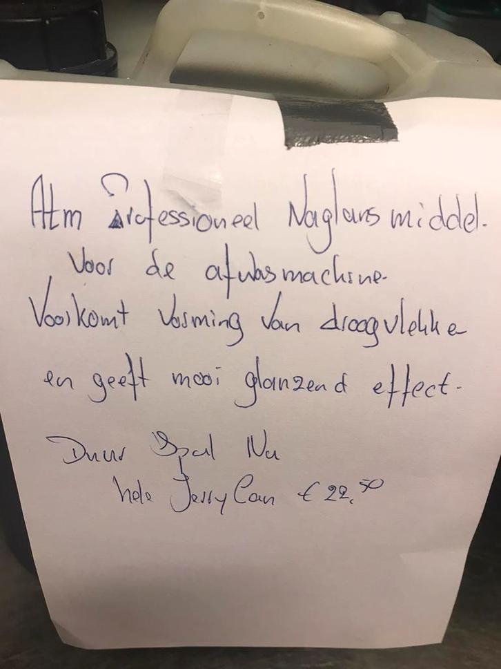 Naglansmiddel voor afwasmachine, Huis en Inrichting, Schoonmaakartikelen, Ophalen