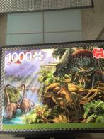 Fraaie legpuzzel (1000 stukjes) met dinosaurussen, Ophalen of Verzenden, Zo goed als nieuw