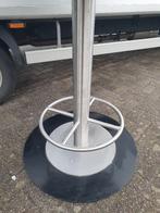 Hoge vergadertafel 120cm rond met nieuw blad naar keuze, VST, Ophalen of Verzenden, Zo goed als nieuw, Industriestraat 5