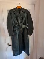 Vintage Dames leren lange motor jas, Ophalen, Tweedehands, Dames, Jas | leer