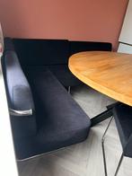 Hoekbank met eettafel stoelen, Huis en Inrichting, Tafels | Eettafels, Ophalen, Gebruikt, Rechthoekig, 50 tot 100 cm