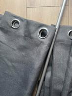 2 x verduisterende gordijnen met roedel, Ophalen of Verzenden, Zo goed als nieuw, 200 cm of meer